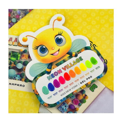 Kiss NY Neon Village Color Gel 10pcs set