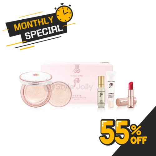 The History of Whoo Seol Radiant Tone-Up Sun Cushion Set