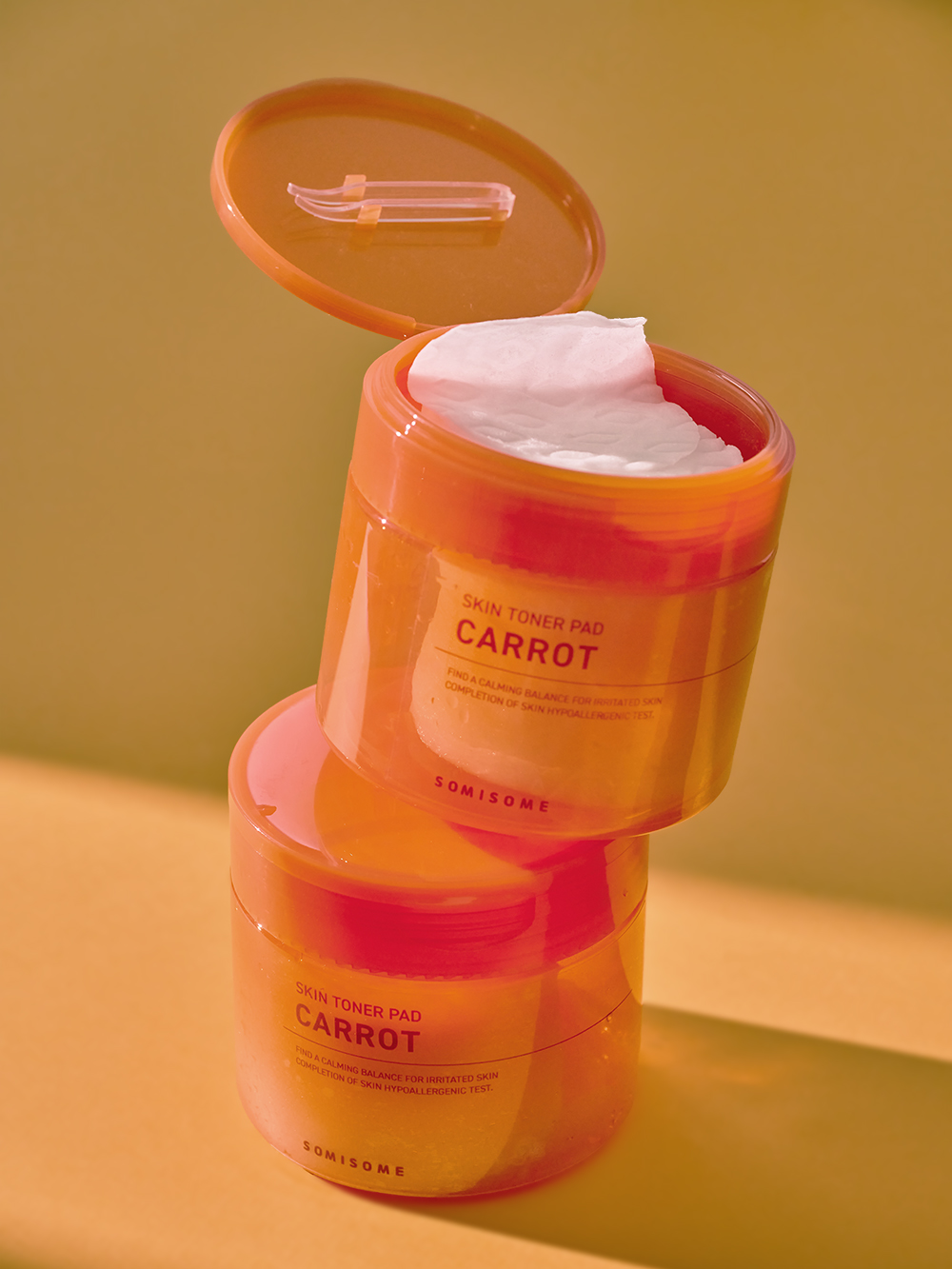 DAISO SOMISOM Carrot Calming Pads (40 Pads / 205g)