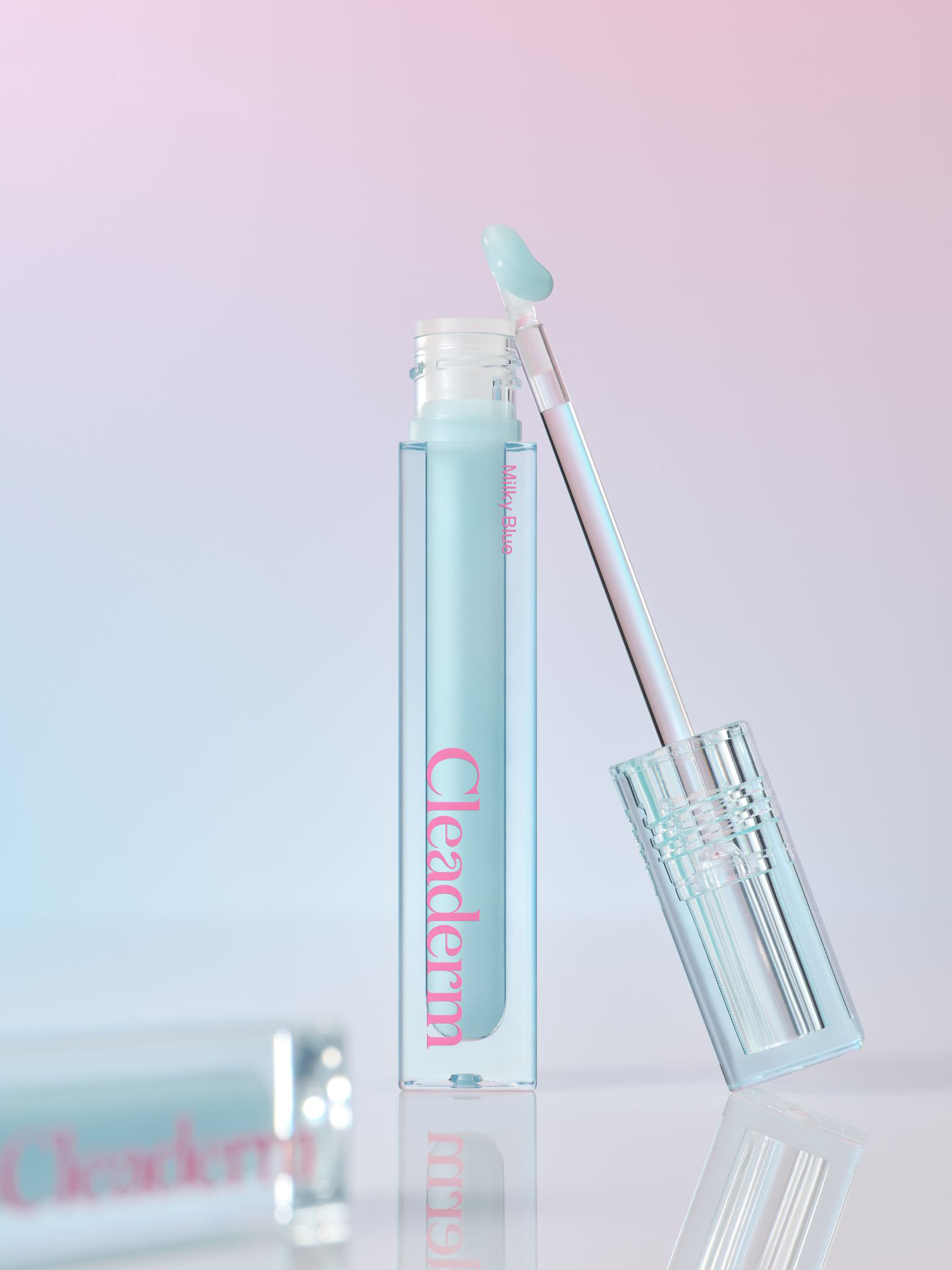 DAISO Cleaderm Low Molecular Collagen Tangle Lip Serum 01 Milky Blue
