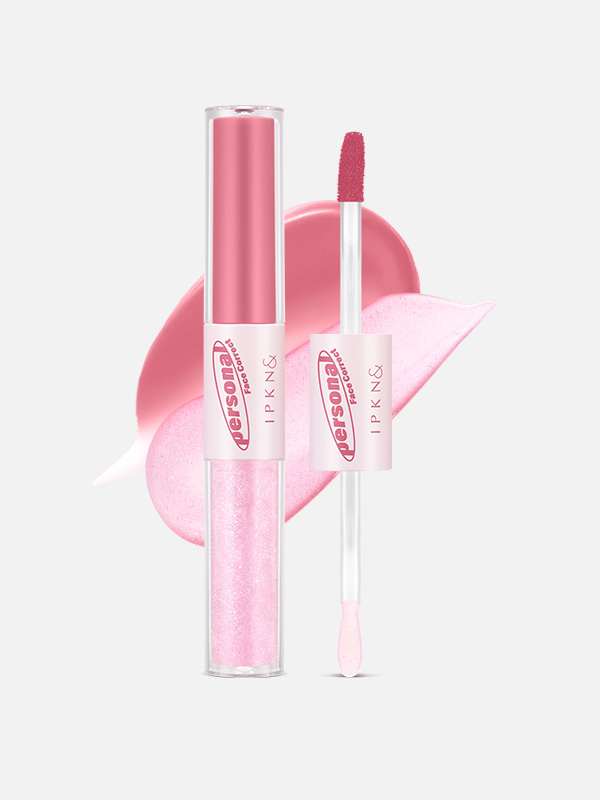 DAISO IPKN Personal Tone Tinted Gloss Duo(Hug Pink)