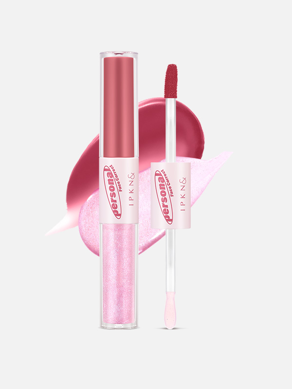 DAISO IPKN Personal Tone Tinted Gloss Duo(Peony Vine)