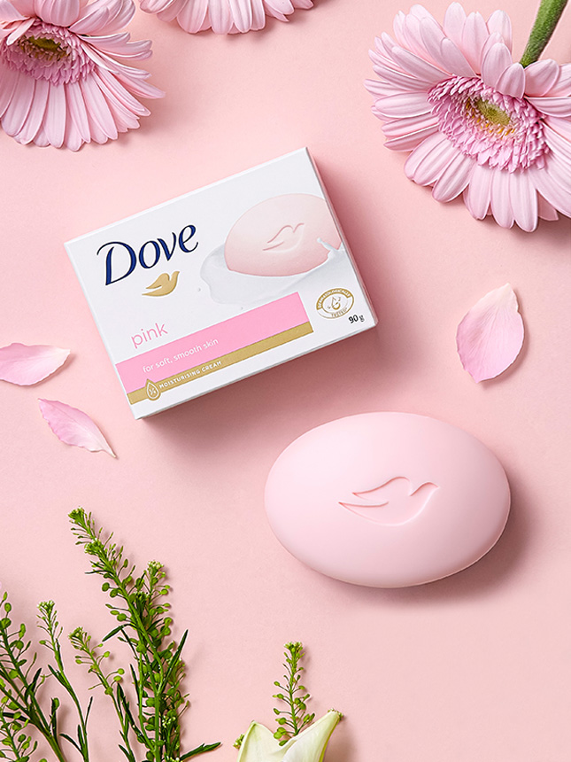 DAISO Dove Pink Bar 90g