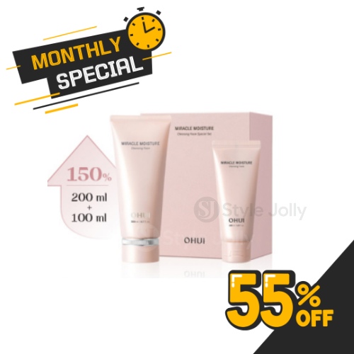 OHUI Miracle Moisture Cleansing Foam Set