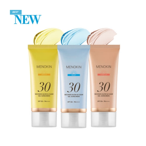 MENOKIN 30 Seconds Glow And Clear Gel Sunscreen 50ml SPF50+ PA++++