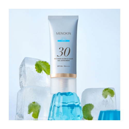 MENOKIN 30 Seconds Glow And Clear Gel Sunscreen 50ml SPF50+ PA++++
