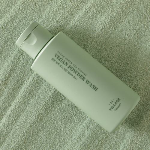 VILLAGE 11 FACTORY Pure Green Tea Enzyme Vegan Cleansing Powder Wash 60g