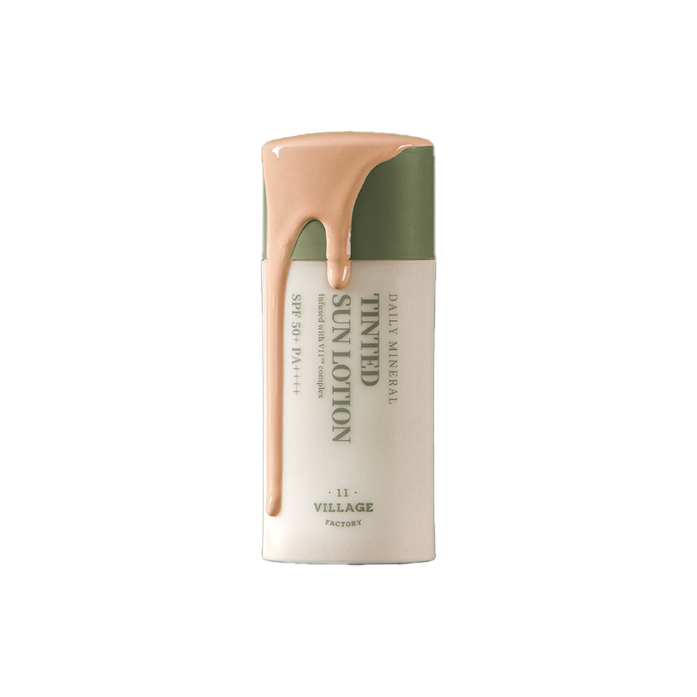 VILLAGE 11 FACTORY Daily Mineral Tinted Sun Lotion 30ml SPF50+ PA++++