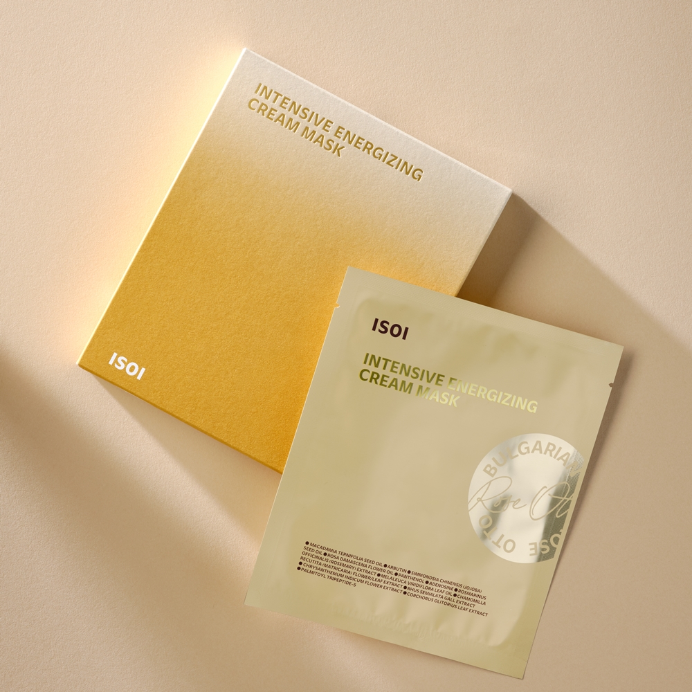 isoi Intensive Energizing Cream Mask Pack (Core Firming Mask Pack) 20ml × 4 Sheets