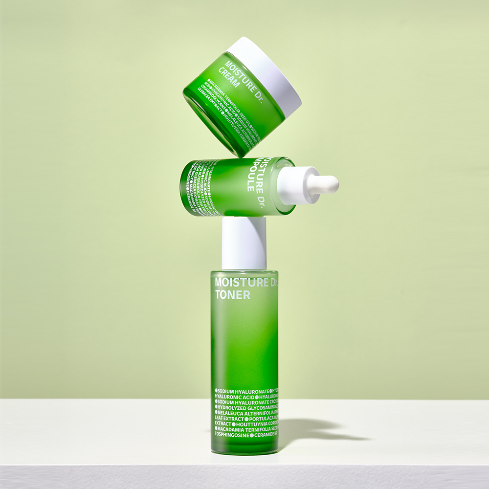 isoi Moisture Dr. 3-Step Hydration Set (Toner 130ml + Ampoule 40ml + Cream 70ml)