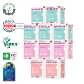 isoi SOIROUM Premium Cotton Sanitary Pads Best Set (Medium 5 Packs + Large 3 Packs + Long Liners 2 Packs)