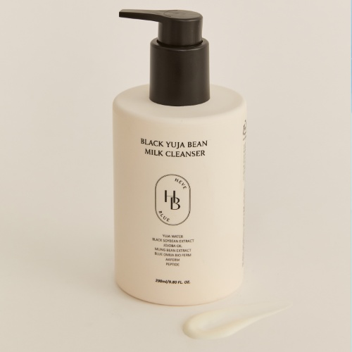 HEVEBLUE Black Yuja Bean Milk Cleanser 290ml