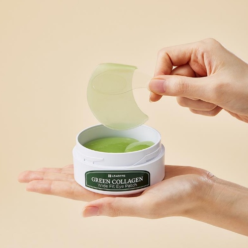 Leaders Green Collagen Wide Fit Eye Patch 60ea