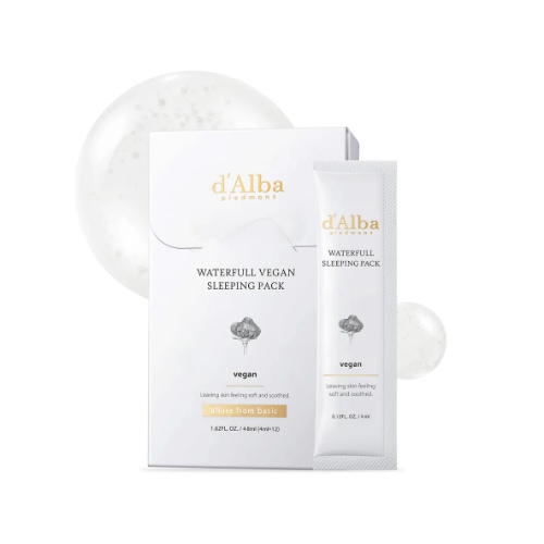 d'Alba Waterfull Vegan Sleeping pack 2BOX(4mlX24packs)