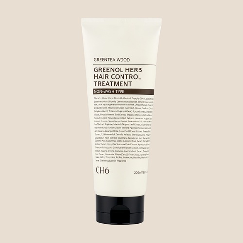 CH6 Greenol Herb Hair Control Treatment Greentea Wood 200ml