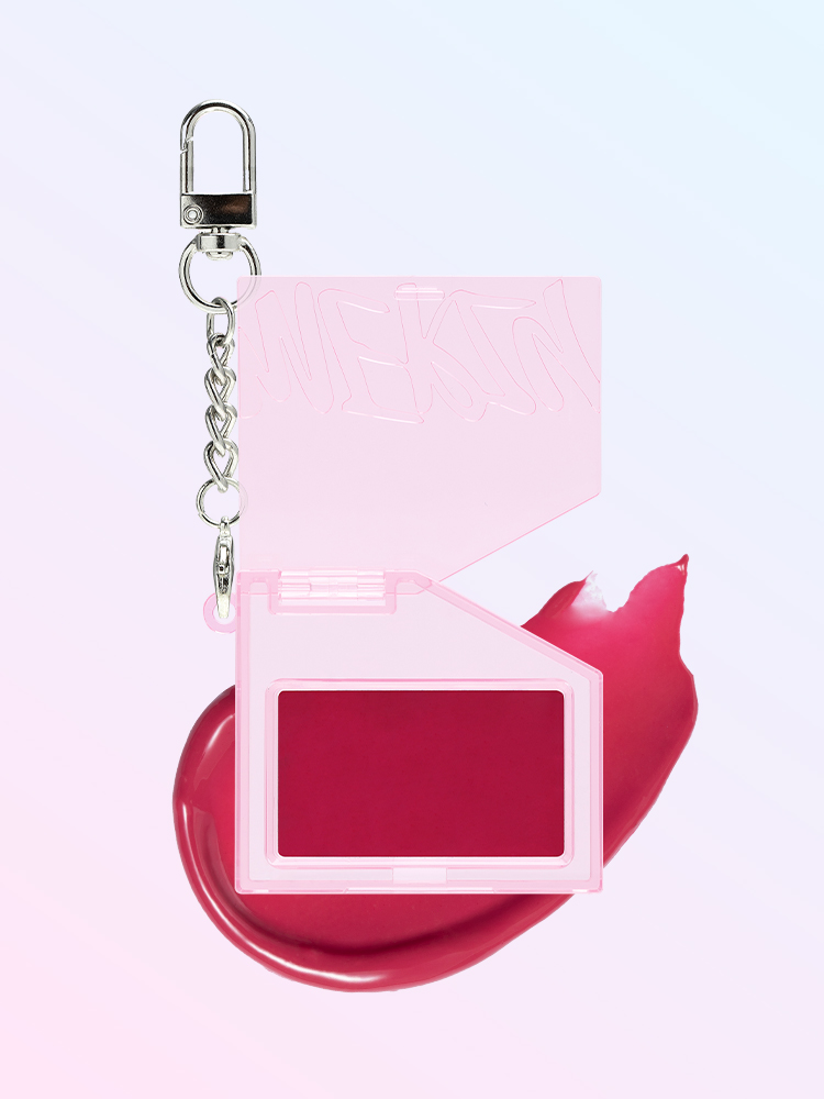DAISO MERZY Let's Wearing Lip & Cheek Keyring(01 Apple Red)