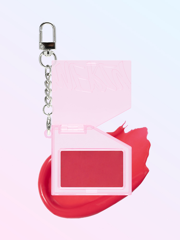 DAISO MERZY Let's Wearing Lip & Cheek Keyring(03 Sweet Peach)