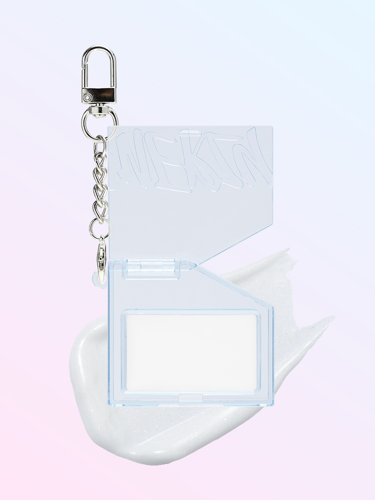 DAISO MERZY Let's Wearing Lip & Cheek Keyring(07 White Ring)