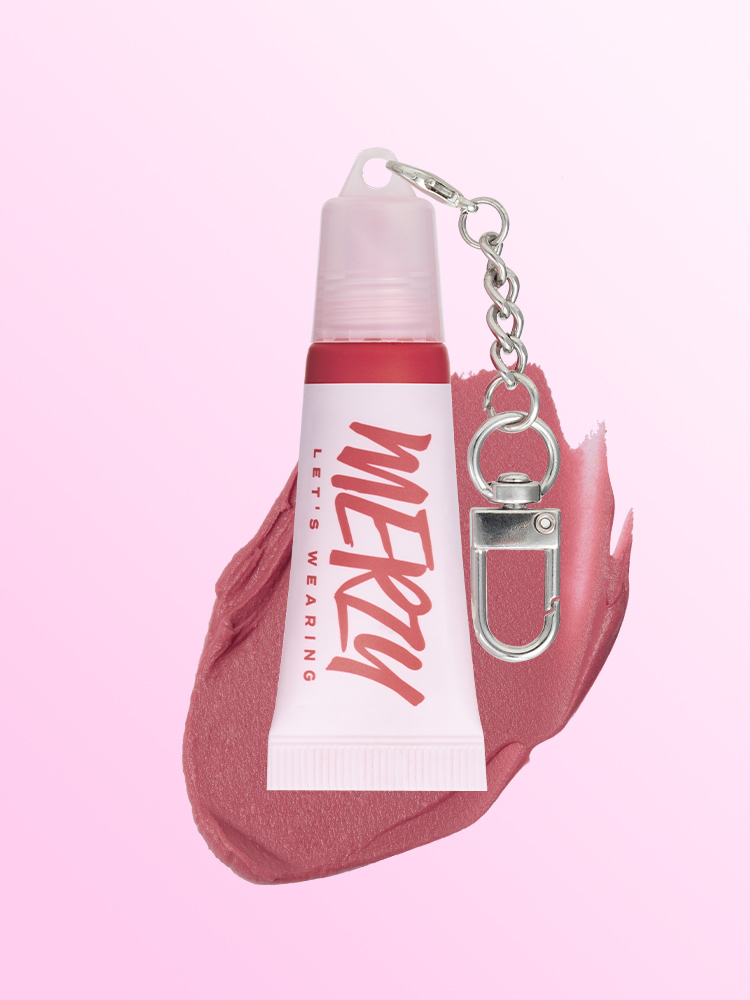 DAISO MERZY Let's Wearing Blur Tint Keyring(02 Love Bloom)