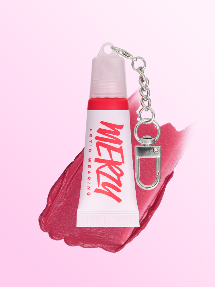 DAISO MERZY Let's Wearing Blur Tint Keyring(04 Berry Pink)