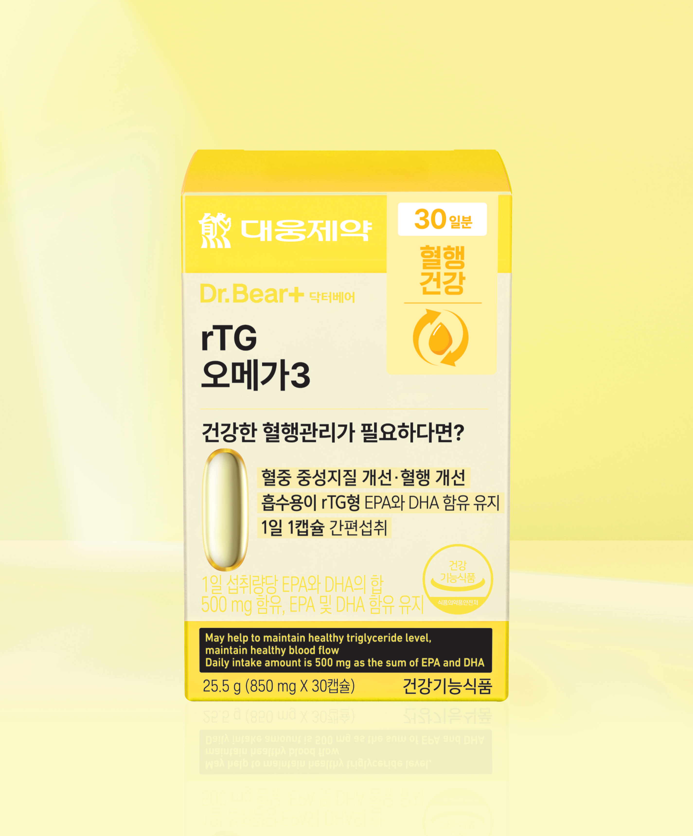 DAISO Daewoong Pharma rTG Omega-3 30 Softgels (30 Days)