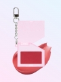 DAISO MERZY Let's Wearing Lip & Cheek Keyring(02 Rich Rosy)