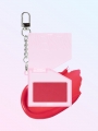 DAISO MERZY Let's Wearing Lip & Cheek Keyring(03 Sweet Peach)