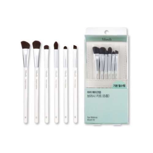 Fillimilli Eye Makeup Brush Collection (6 Types) Set [NEW]