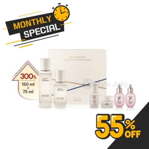 The History of WhooROYAL REGINA Energy Drop Treatment Large Special Set