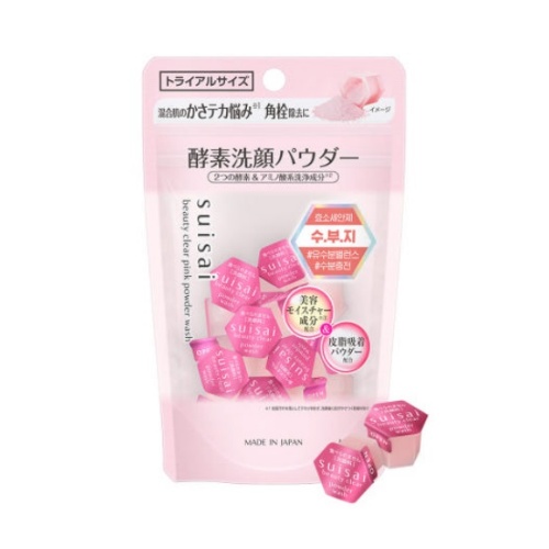Suisai Beauty Clear Pink Powder Wash N 0.4g x 15p