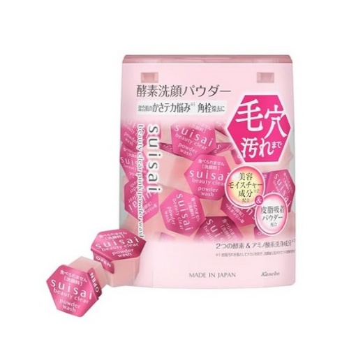 Suisai Beauty Clear Pink Powder Wash N 0.4g x 32p