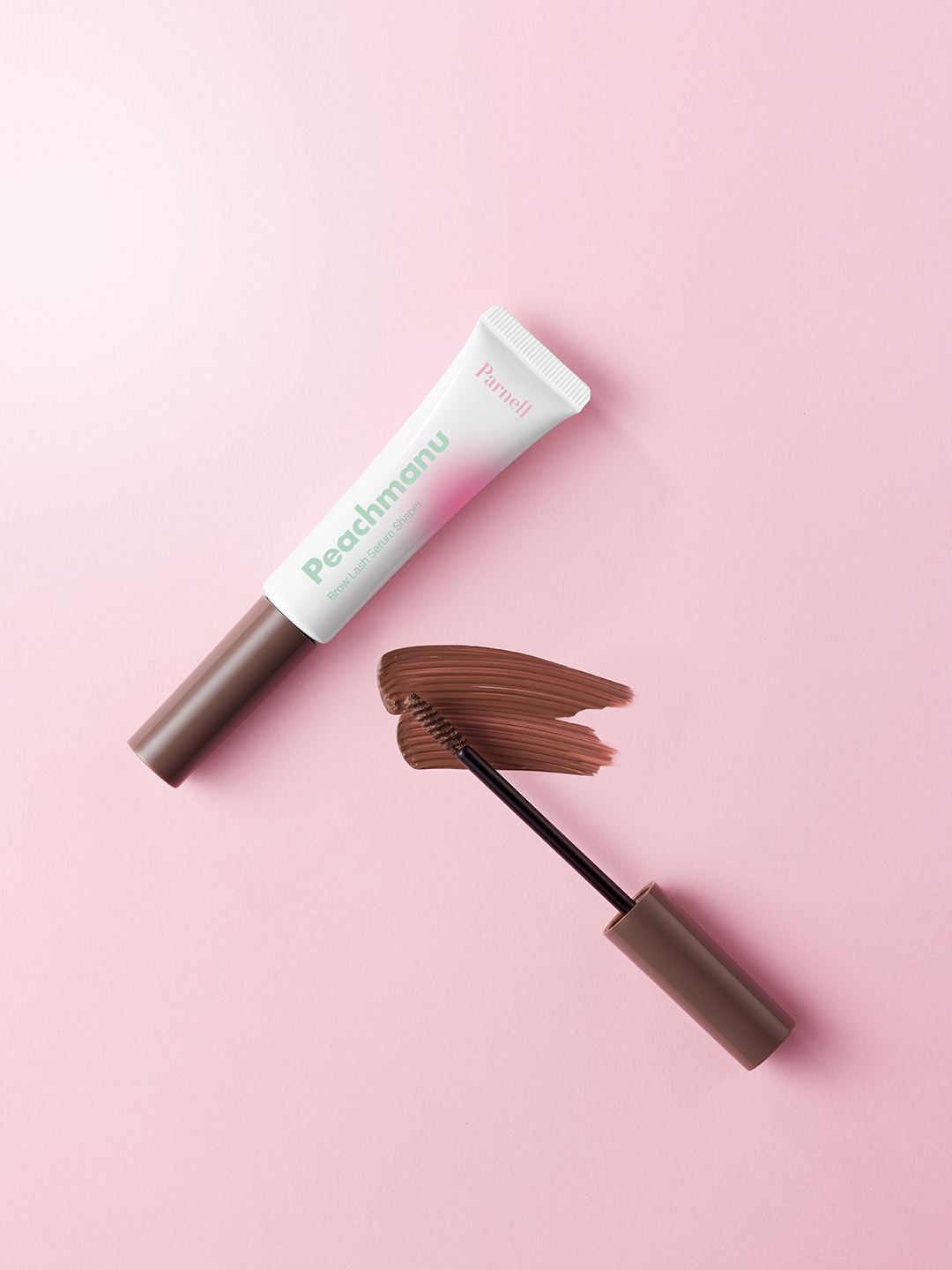 Daiso Parnell Peach Manu Brow & Lash Serum Shaper (02 Ash Brown)