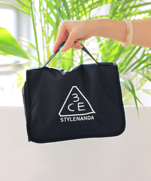 3CE Wash Bag #Black