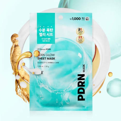 DAISO VT PDRN Glow Sheet Mask 25g / 1 Sheet