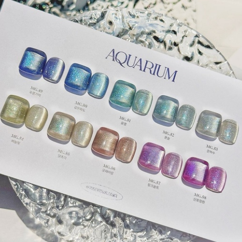 Yogurt Nail AQUARIUM Magnet Gel 8ml*10ea Set