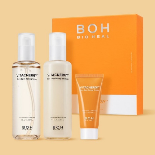 BIOHEAL BOH Vitacnergy Dark Spot Toning Skin Care 2P Set (Toner 150ml+Emulsion 150ml+ Cream 30ml)