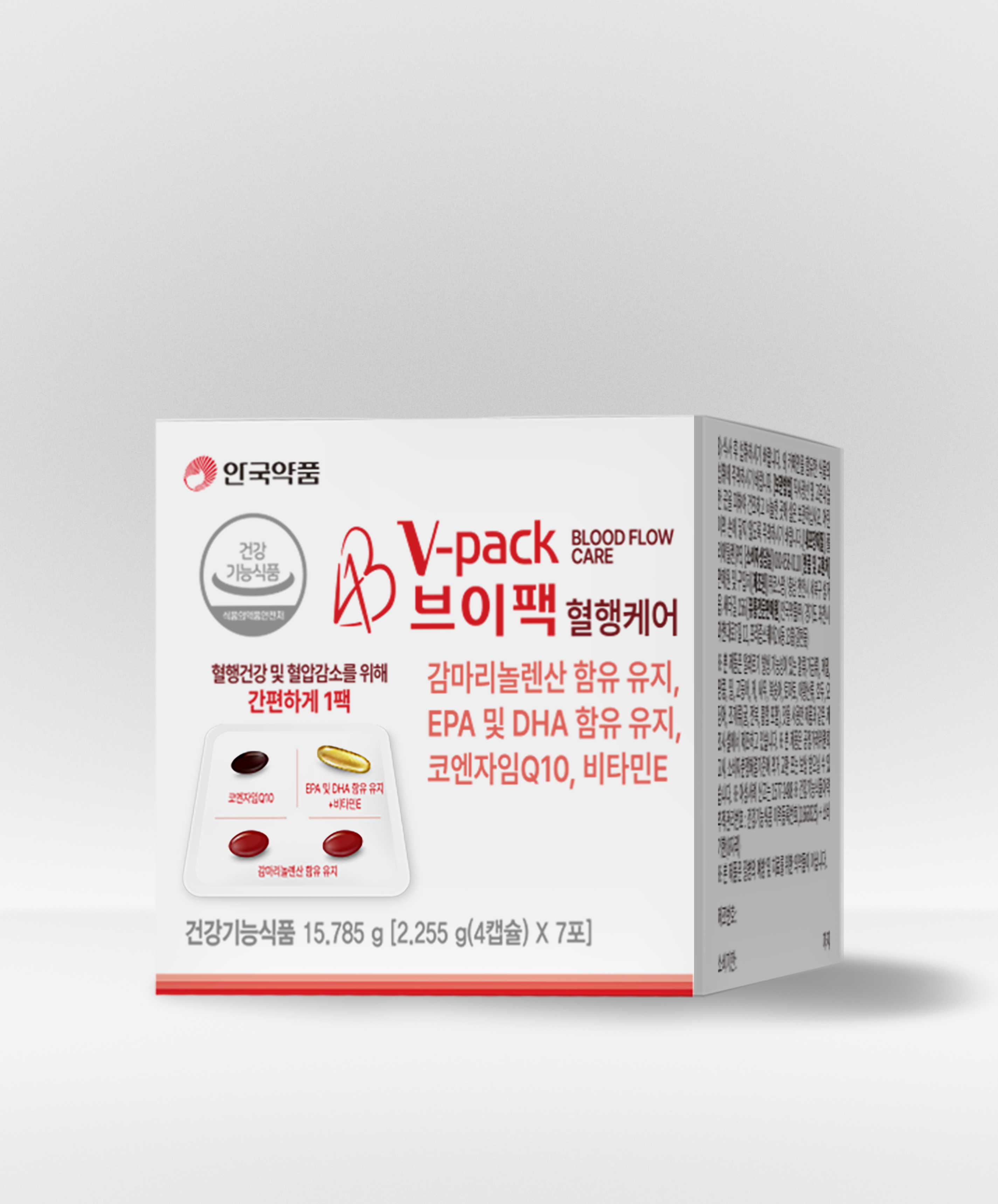 DAISO Ahngook Pharm V-Pack Blood Flow Care Omega-3 + Coenzyme Q10 7EA