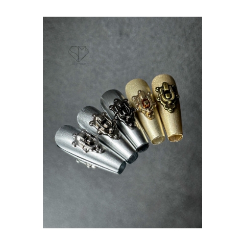Blizin Parts 3 sets (6 pieces) 5 types [Antique Nail Hip Nail Part Nail]