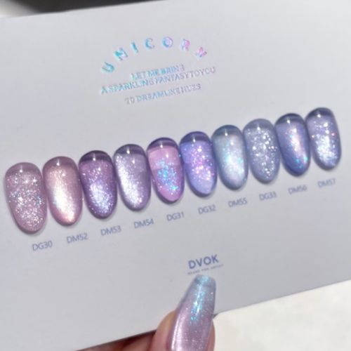DVOK UNICORN Magnet Glitter 10ml*10ea Set