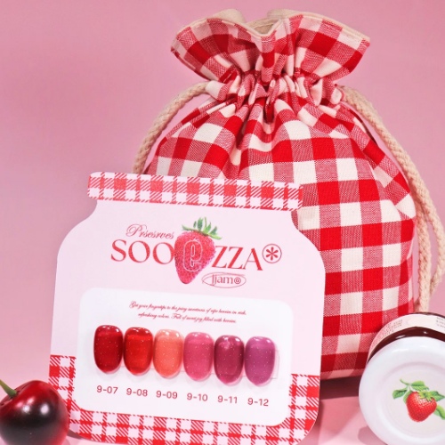 SOOZZA No.9 Jjam Glitter Gel 8g × 6ea Set
