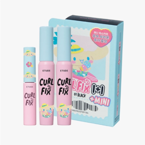 [Tanning Cinnamoroll] ETUDE Curl Fix Mascara 1+1 (+Mini Mascara 2.4g)
