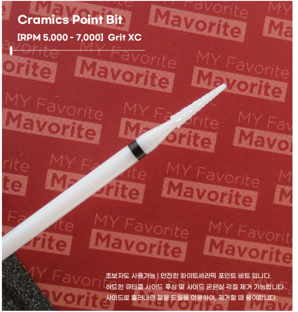 MAVORITE Ceramic Point Bit (Right-Handed)