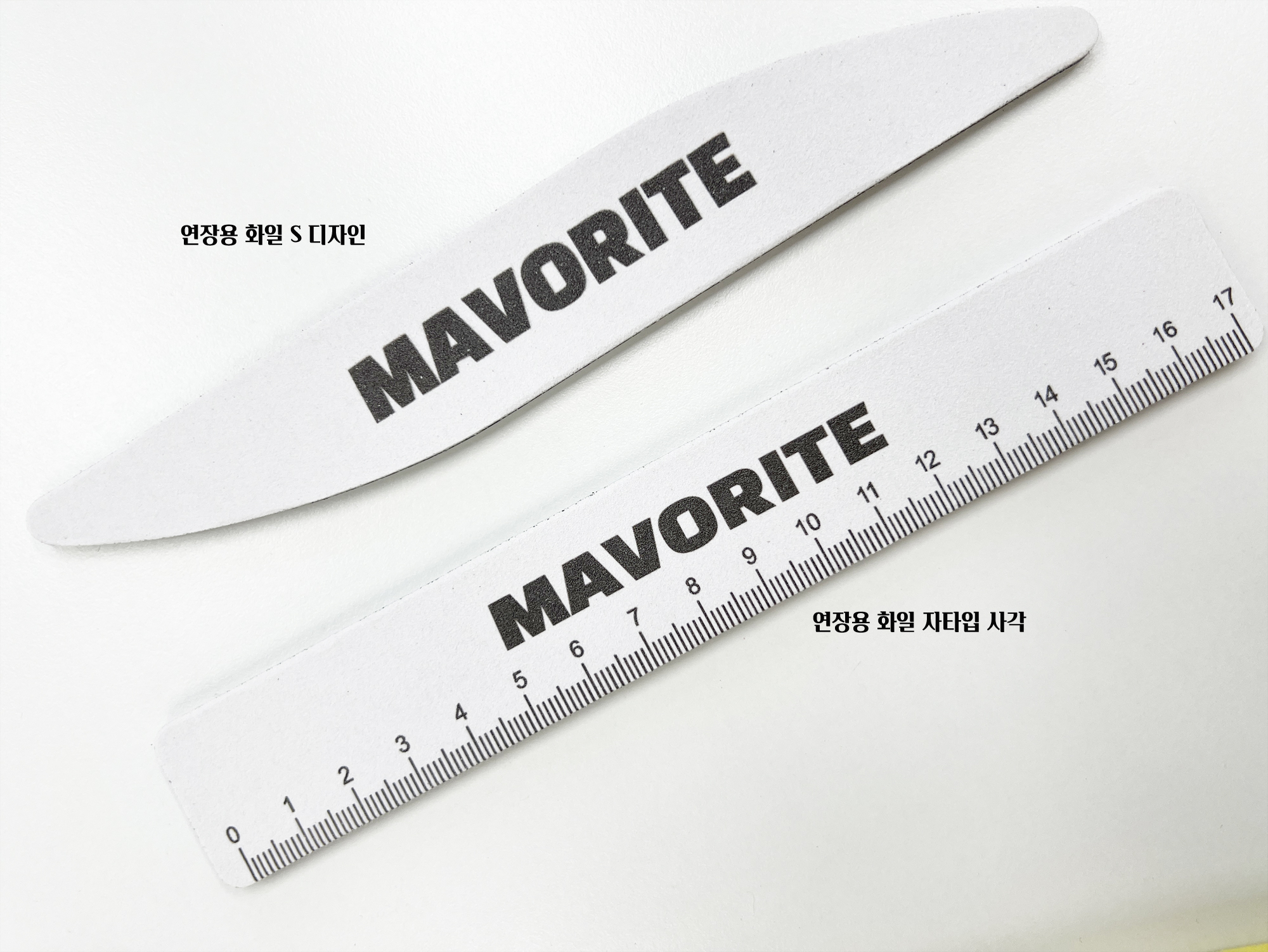 MAVORITE Square Nail Files (10pcs) 80/180 Grit [Premium Extension & Acrylic Use]