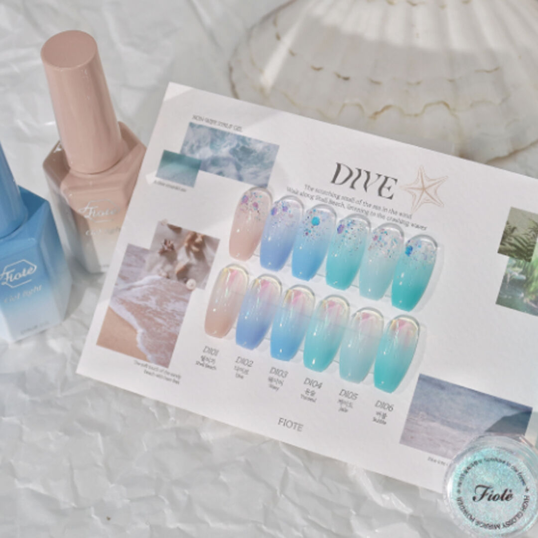 FIOTE Non-Wipe Syrup Gel DIVE 8 Colors Bundle