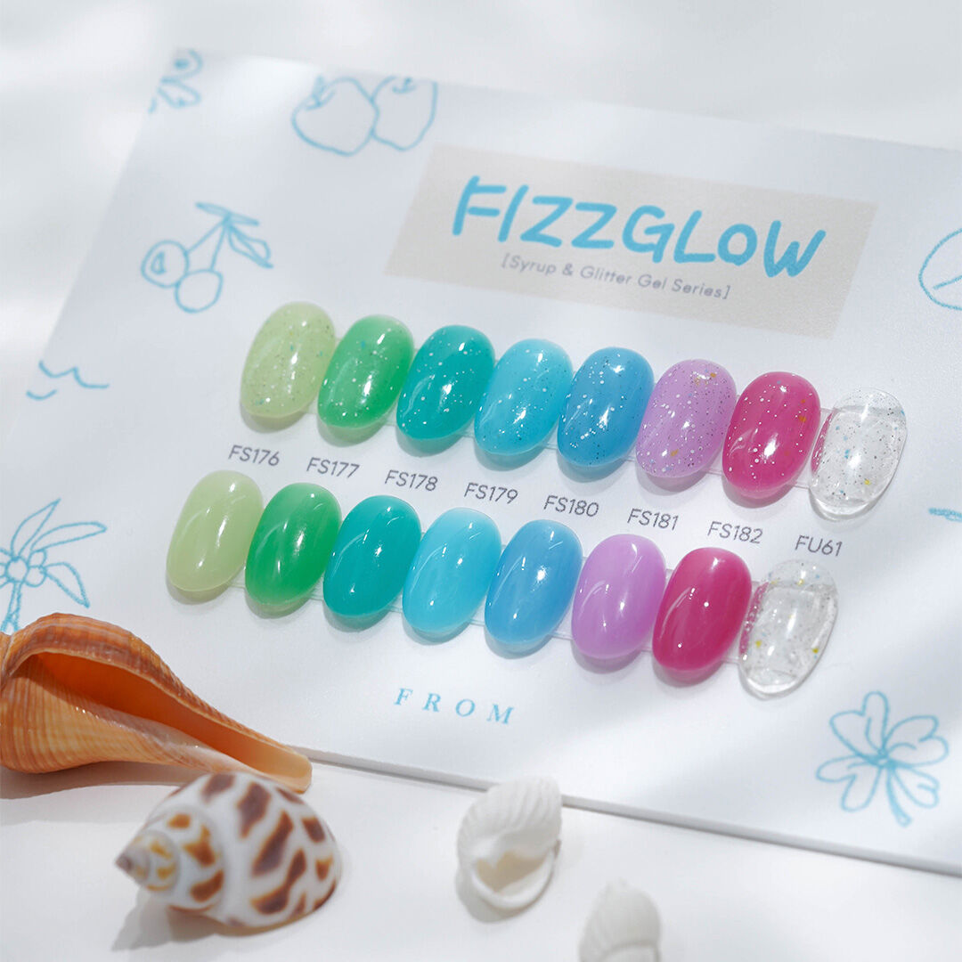 FROM THE NAIL Fizglow Syrup Glitter Gel Single {10ml × 1pc}