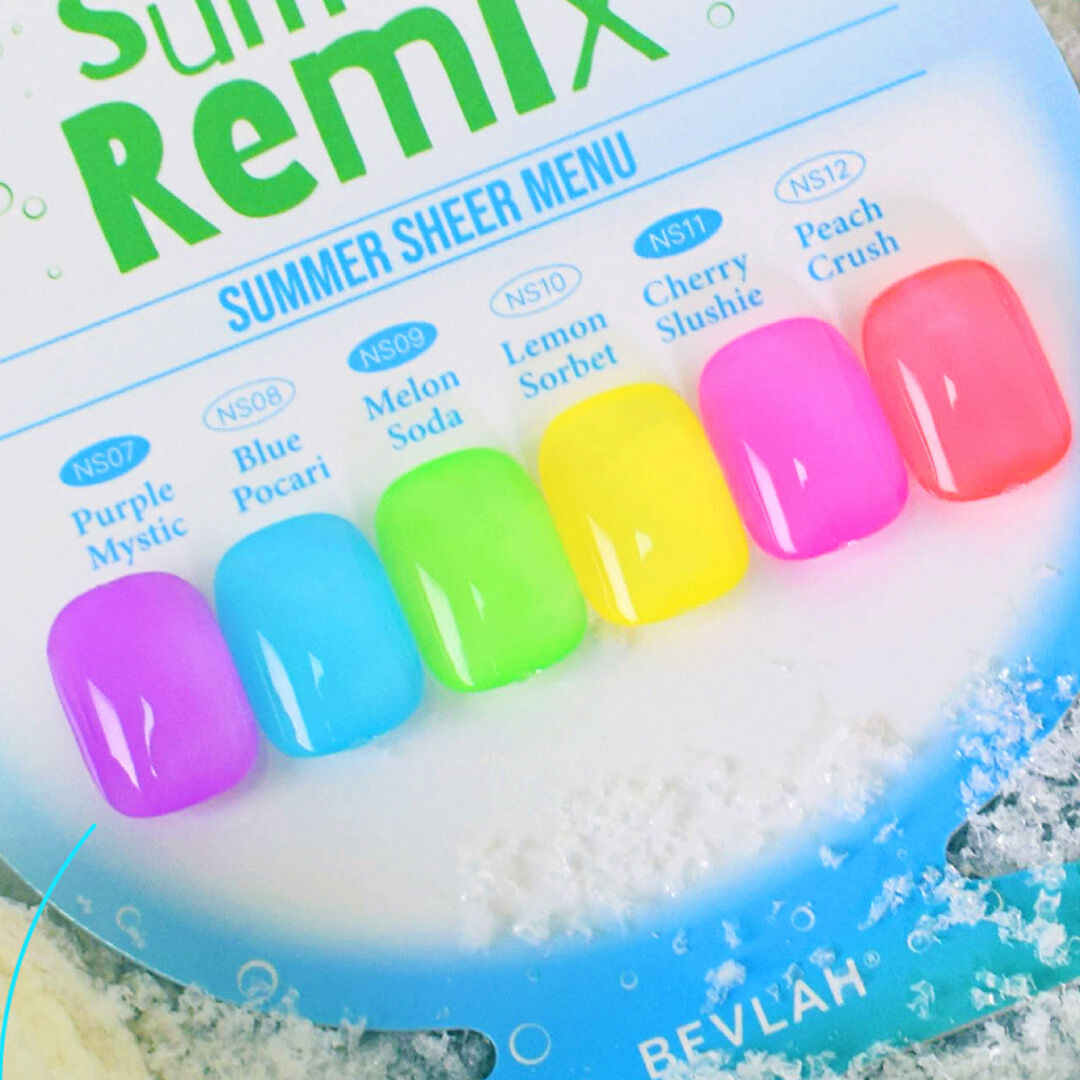 BEVLAH Neon Syrup Gel SUMMER REMIX Single (6 Types) {12g}