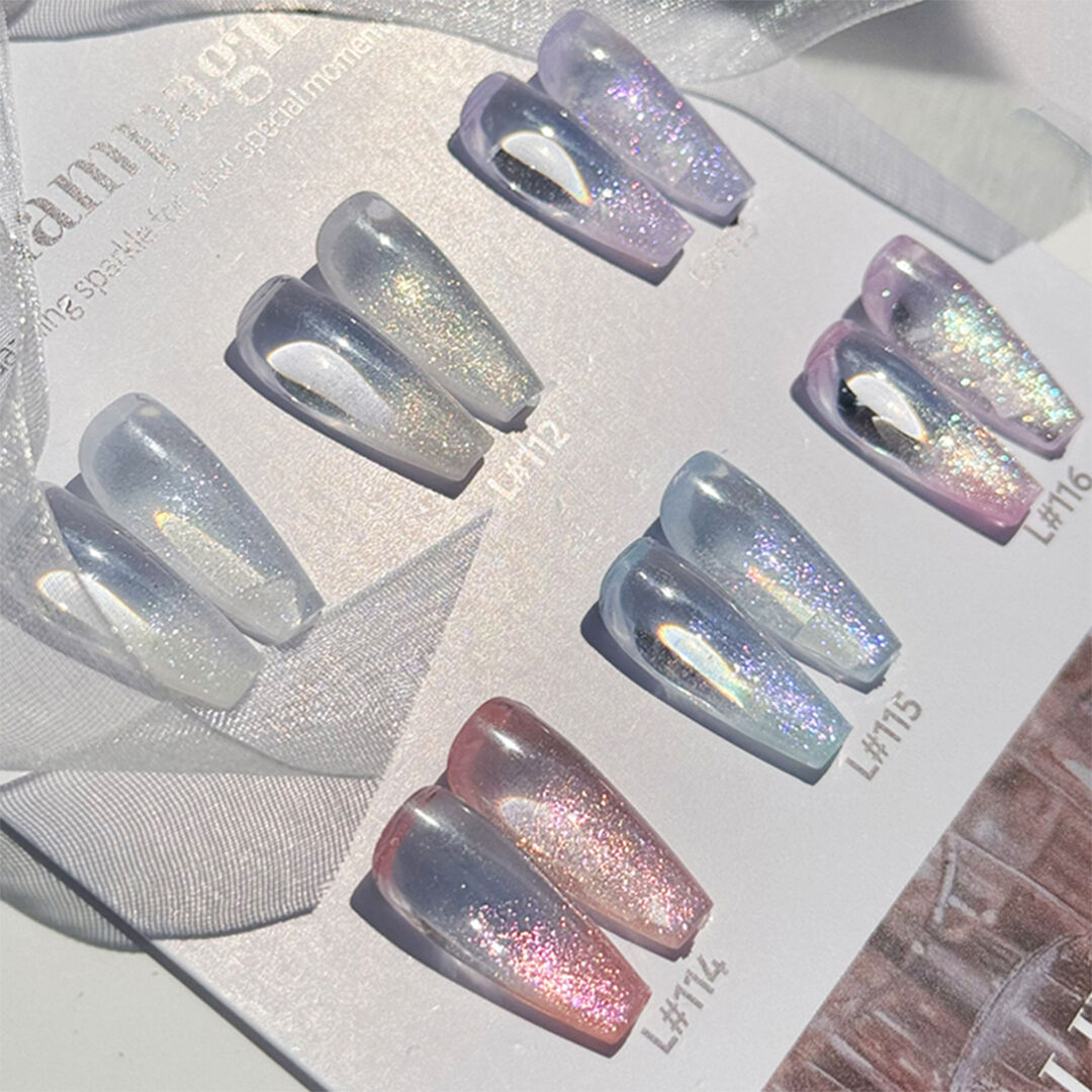 LIUHWA Champagne Glitter Gel 6 Colors Set {10ml}