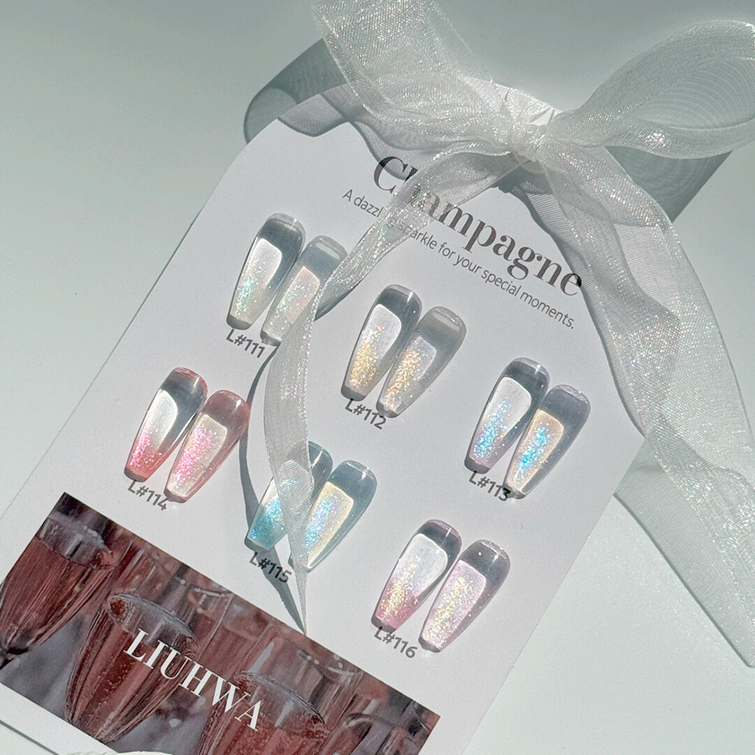 LIUHWA Champagne Glitter Gel Single {10ml}