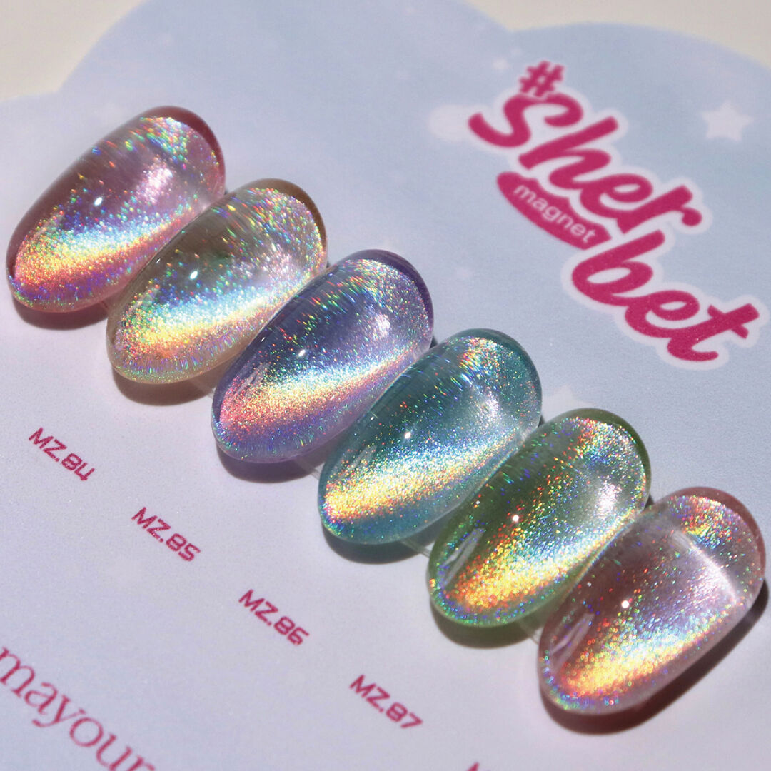 mayour Hologram Magnetic Gel Sherbet 6 Colors Set {8ml}