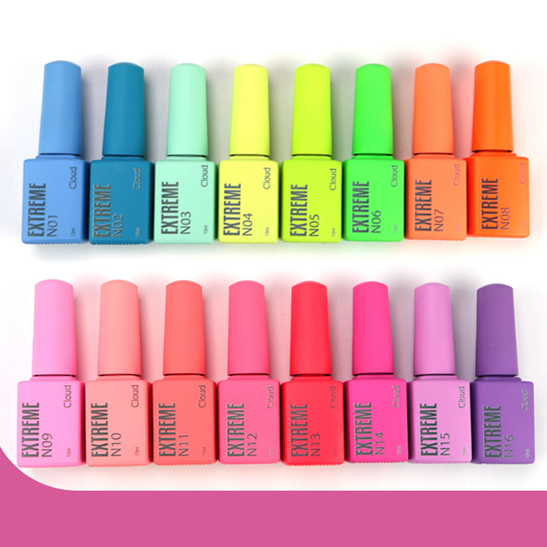 Cloud Extreme Neon Color Gel 16 Colors Set 